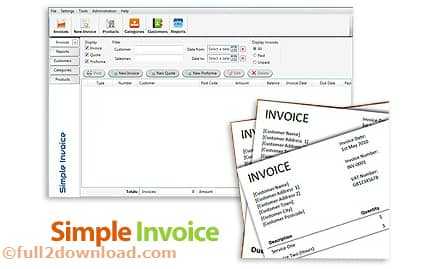 Download Simple Invoice v3.3.0 - Invoice management Software