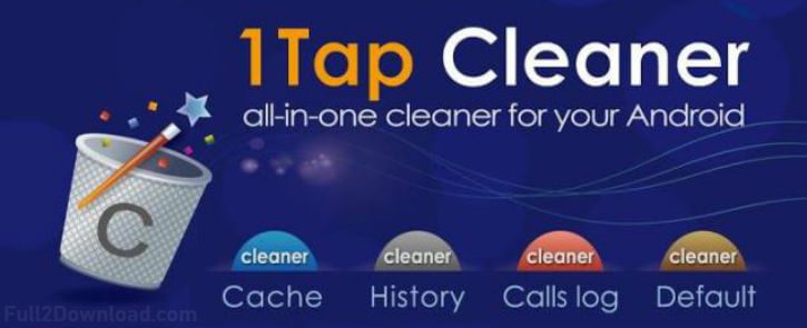 1Tap Cleaner Pro 3.22 Full - Android app for Clear cache history call log